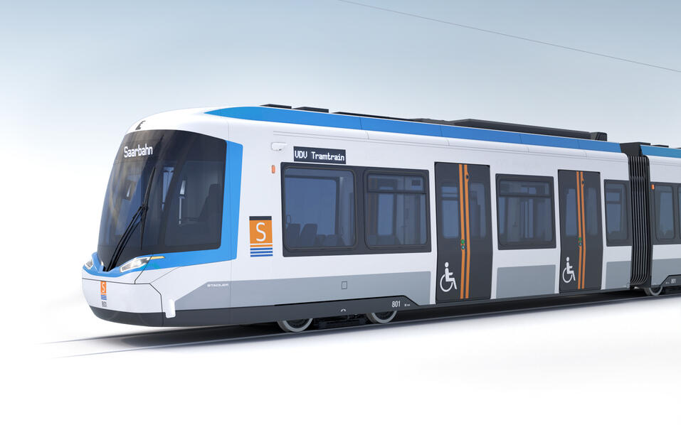 Helaba finanziert 28 Tram-Trains für die Saar­bahn Netz GmbH