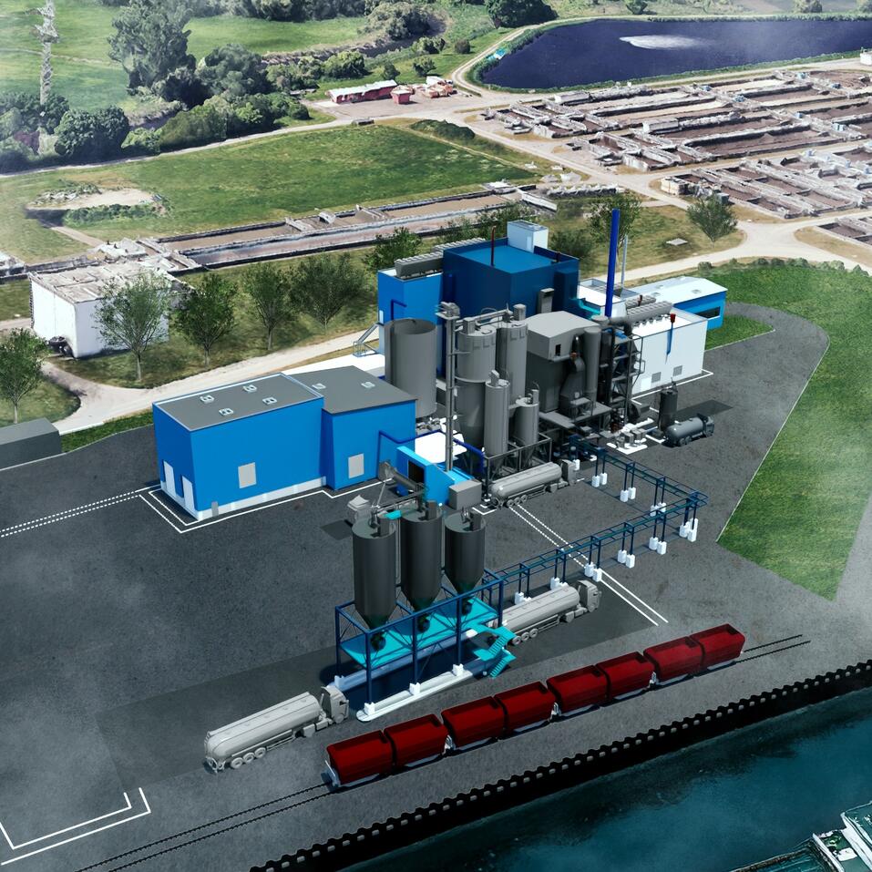 Helaba und Hamburg Commercial Bank finanzieren gemeinsam Schlüsselanlage zur Rückführung von Phosphor in den Wirtschaftskreislauf