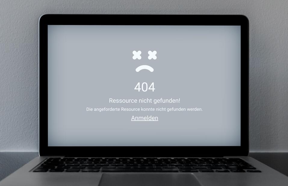 Fehlermeldung 404