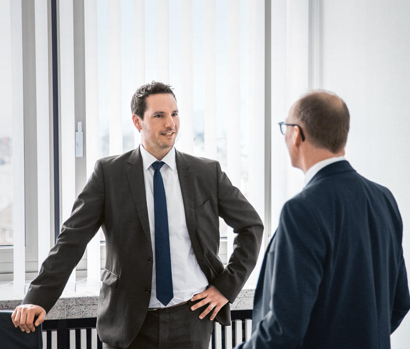 Thomas Brauers von der DVG im Gespräch mit Christoph Wolff von der Helaba