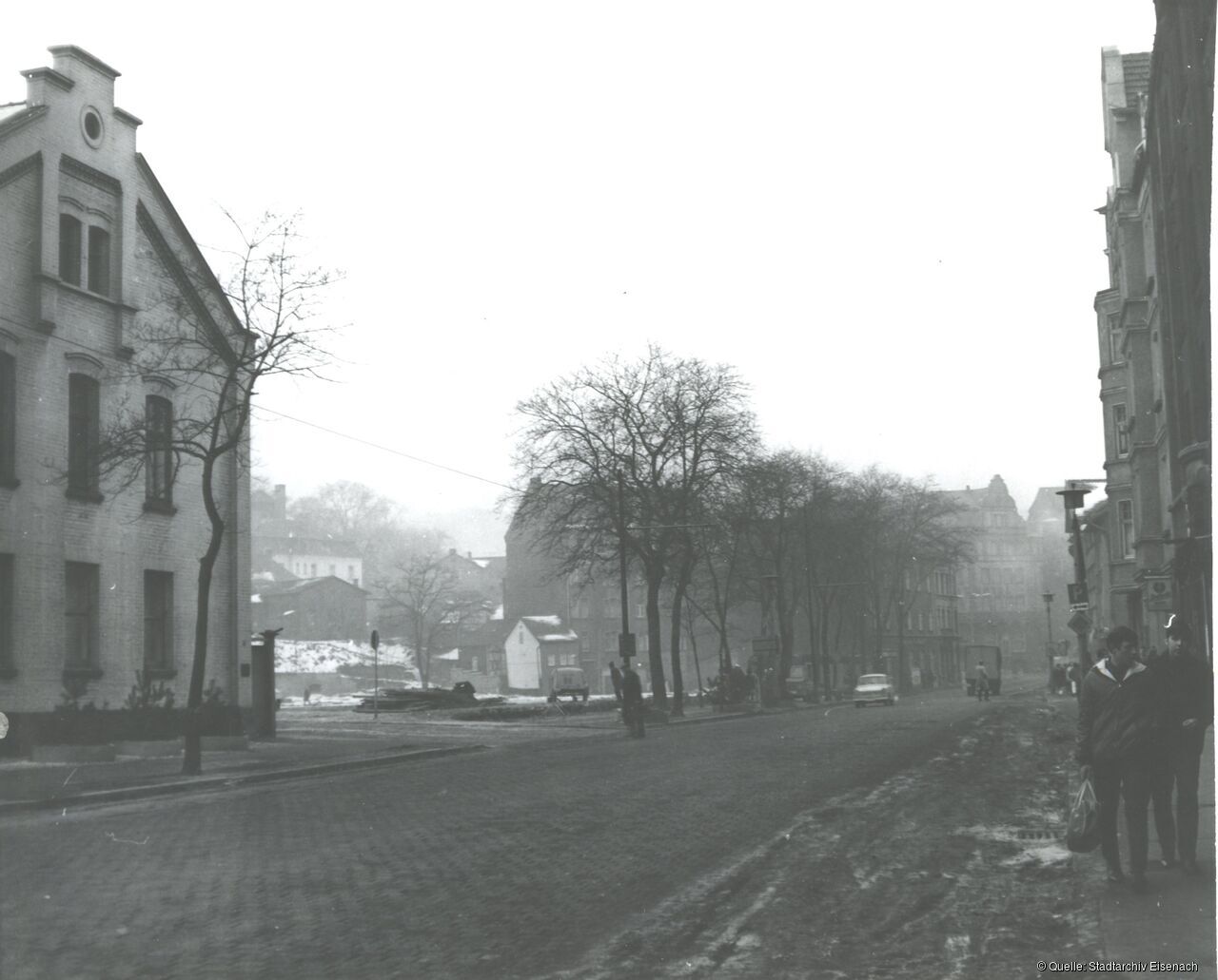 Areal der Bahnhofstraße um 1980