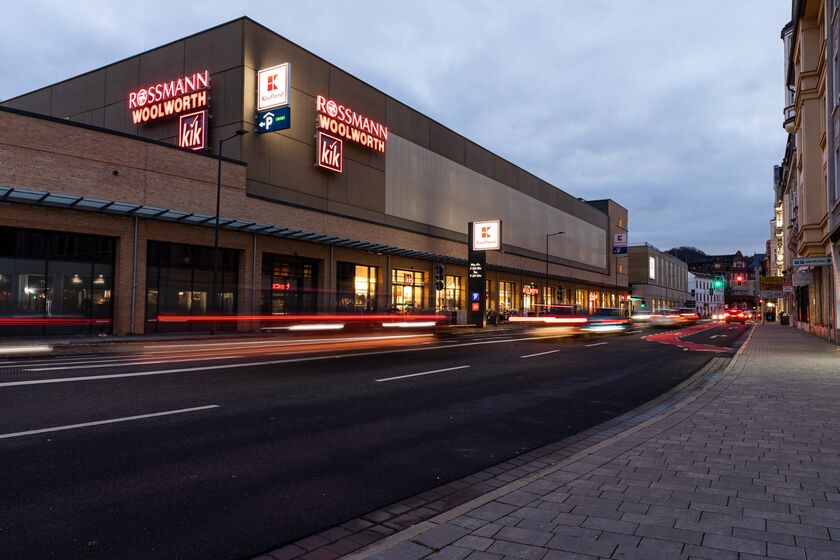 Das Fachmarktzentrum "Tor zur Stadt" in Eisenach