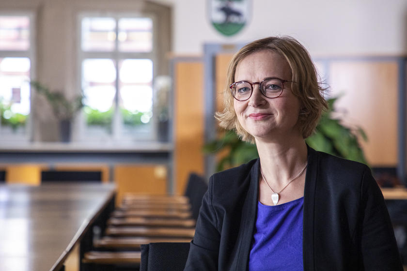 Katja Wolf, seit 2012 im Amt der Oberbürgermeisterin