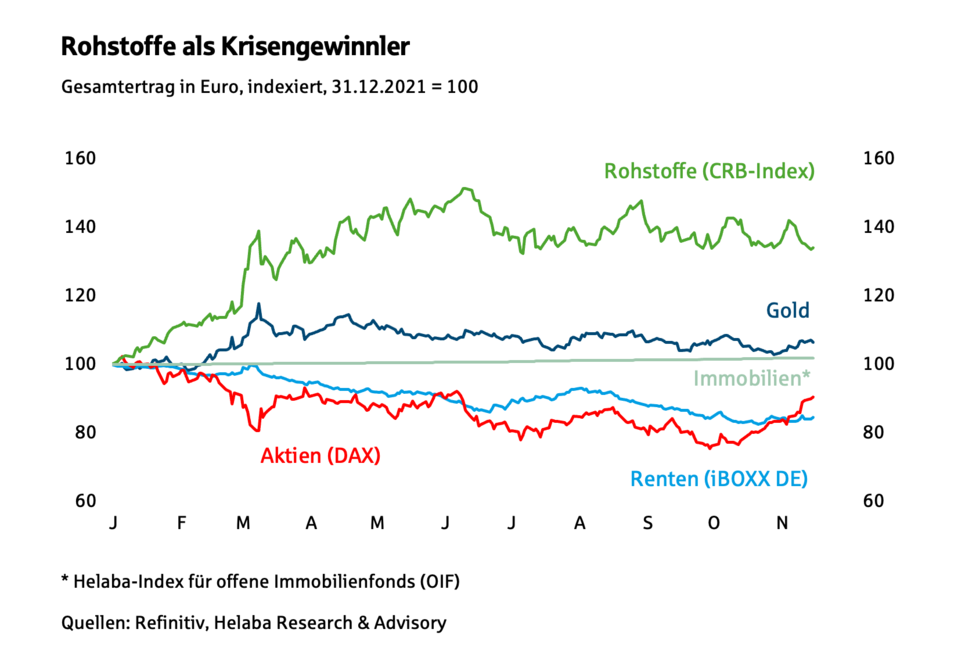 Rohstoffe als Krisengewinnler