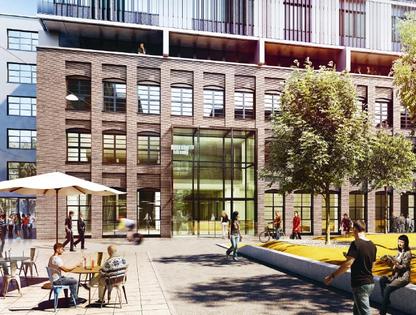 Das Projekt "Die Macherei" in München orientiert sich bewusst an typischen früheren Industriegebieten wie Brooklyn.