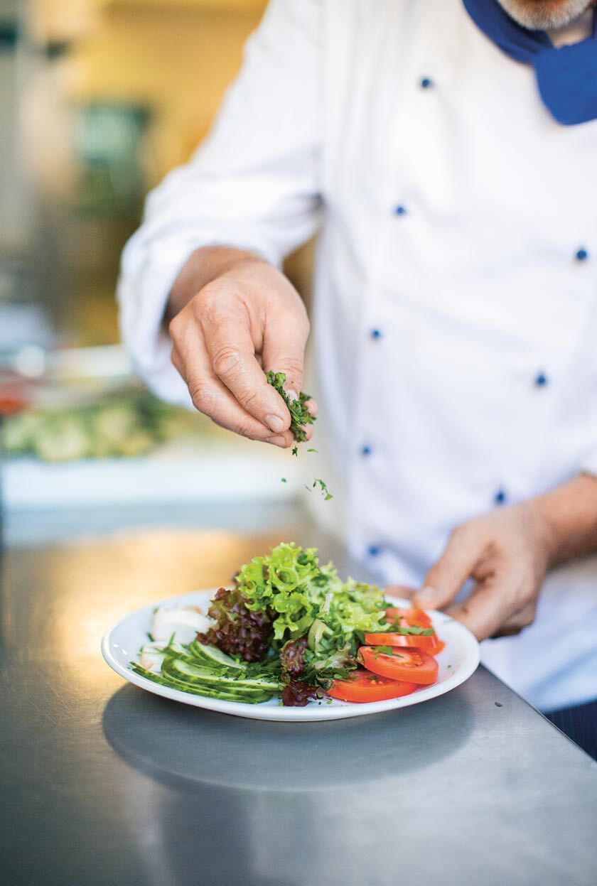 Essen mit Liebe zum Detail